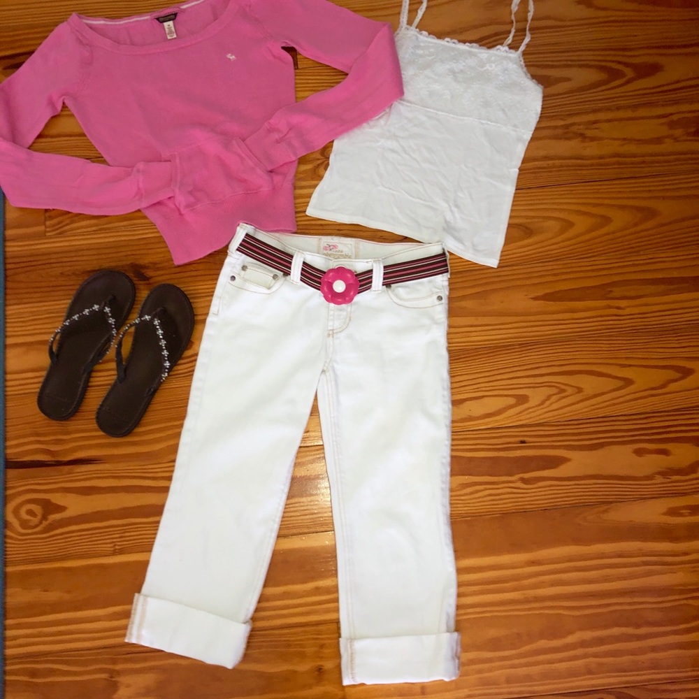 VINTAGE. Abercrombie capris Nwots 14s or 00jr
